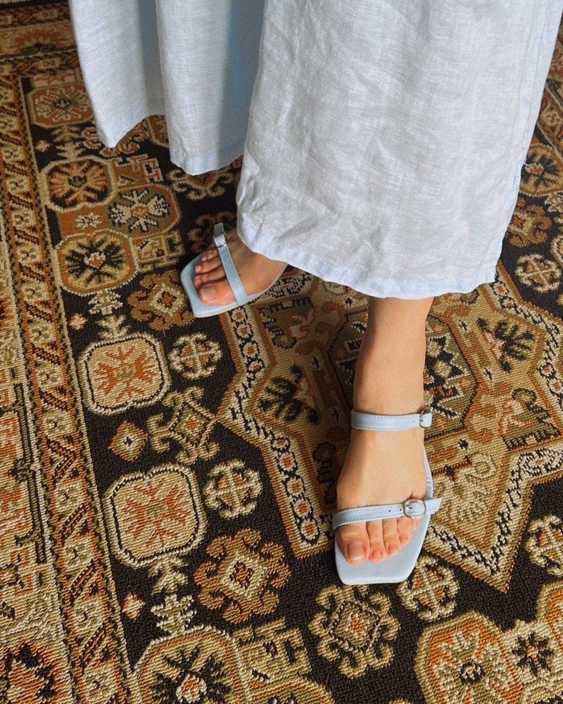 Bessette Wedge Sky Leather