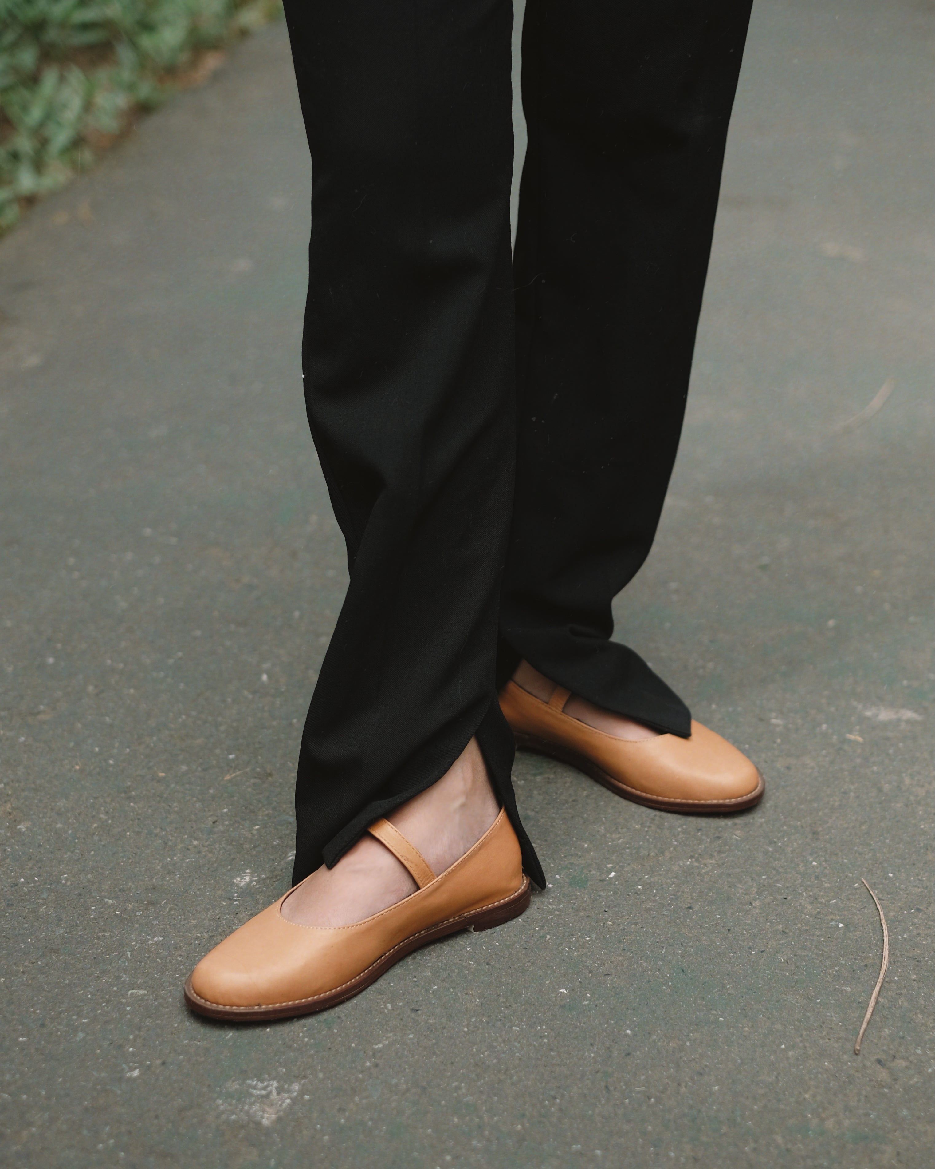 Nona Camel Genuine Leather