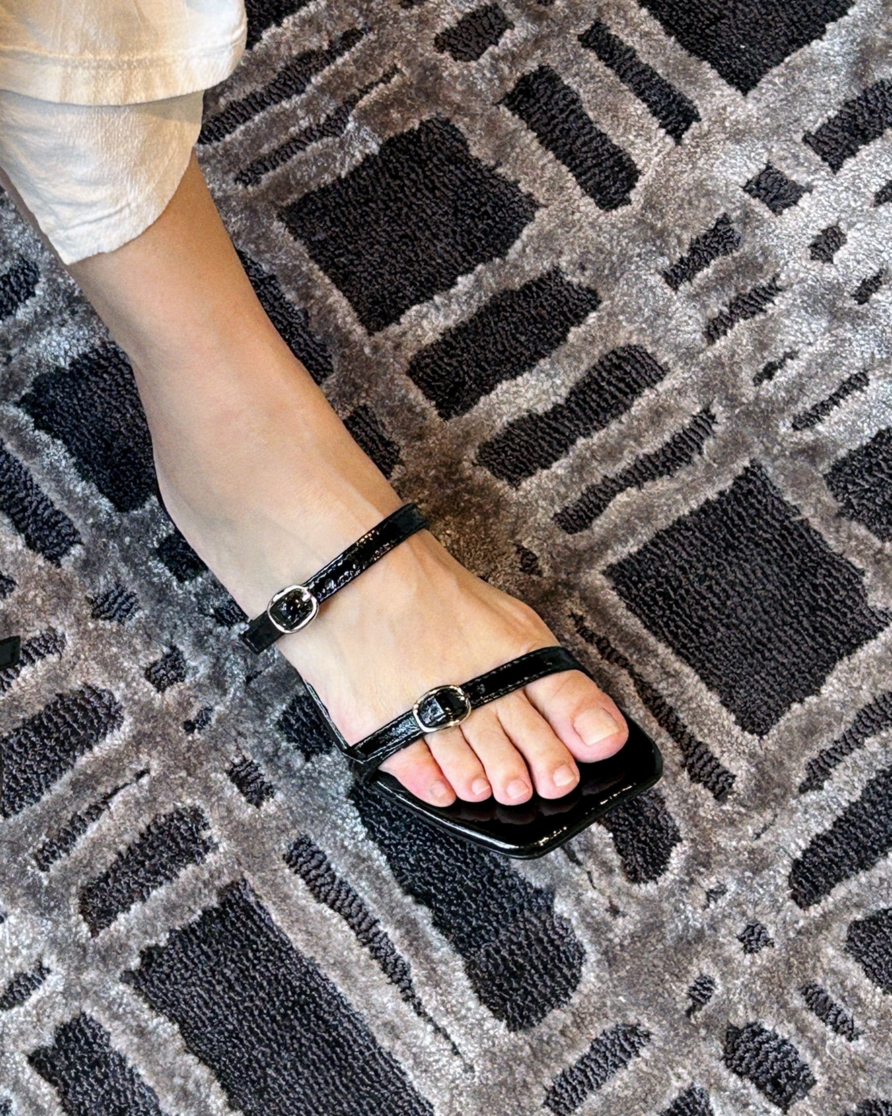 Bessette Wedge Black Patent Leather