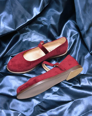 Sample Sale - Nona Plum Velvet Size 7.5