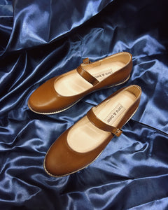 Nona Toffee Brown Genuine Leather