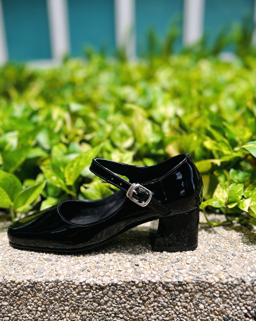 Long Island Mary Jane Black Patent Genuine Leather