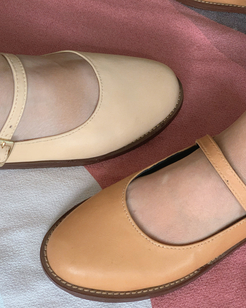 Nona Camel Genuine Leather