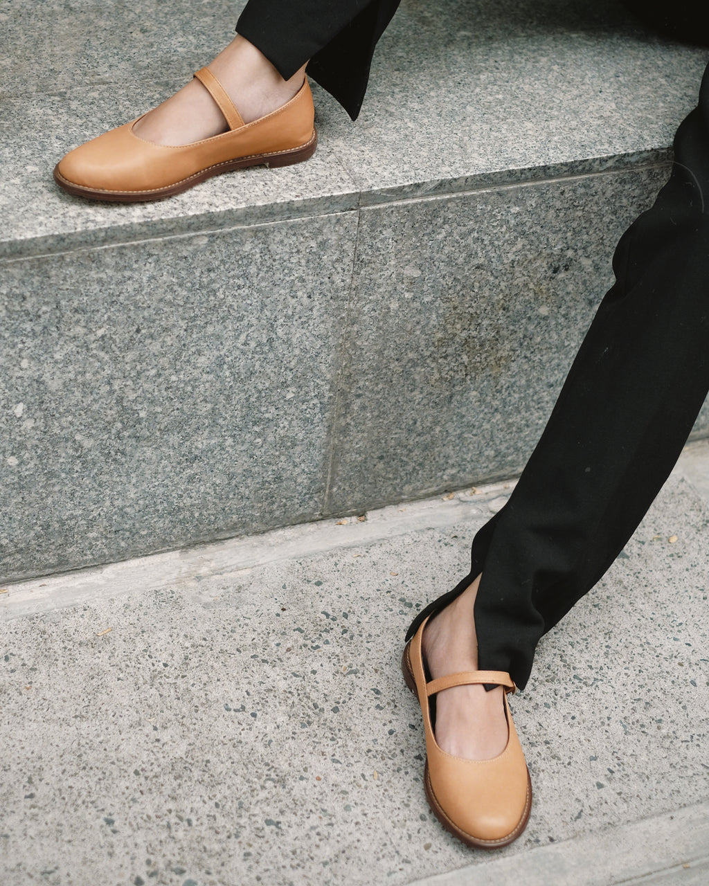 Nona Camel Genuine Leather