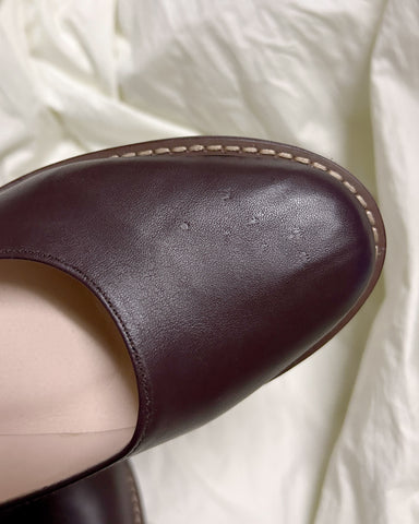 Sample Sale - Nona Espresso Leather Size 9