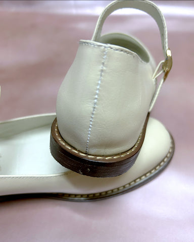 Sample Sale - Nona Eggshell Size 7