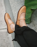 Nona Camel Genuine Leather