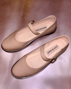 Sample Sale - Nona Blush Leather Size 7