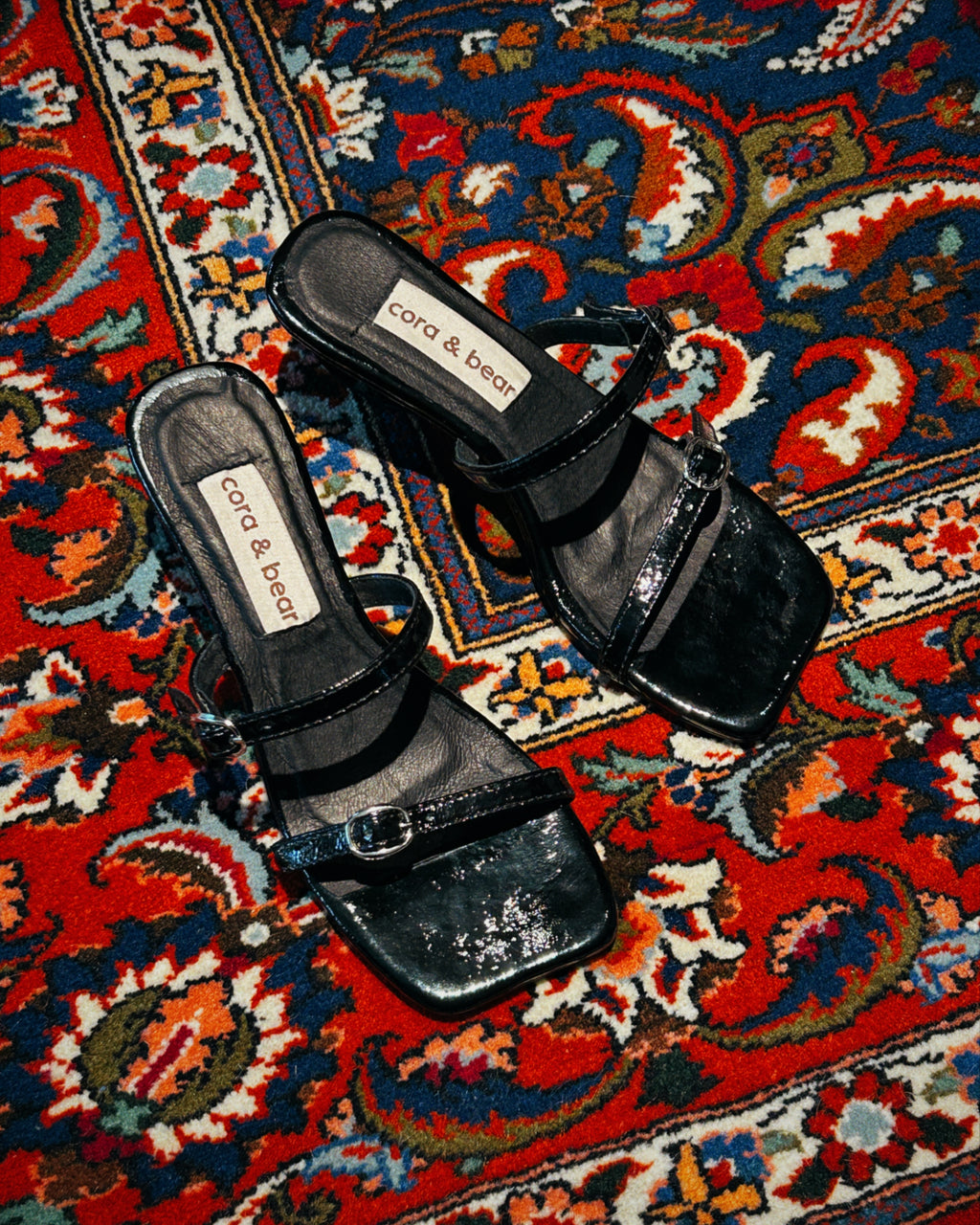 Bessette Wedge Black Patent Leather