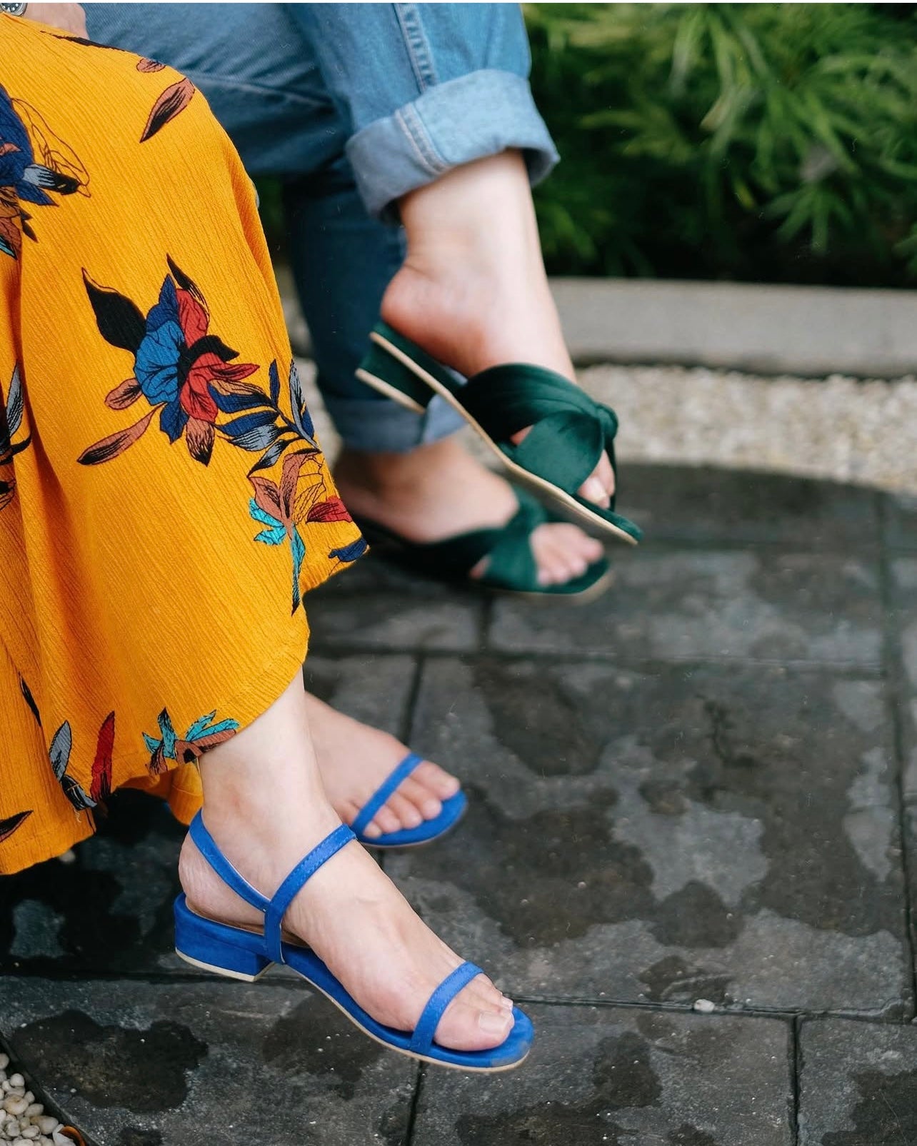 Salsita Mini Electric Blue Suede (Preorder)