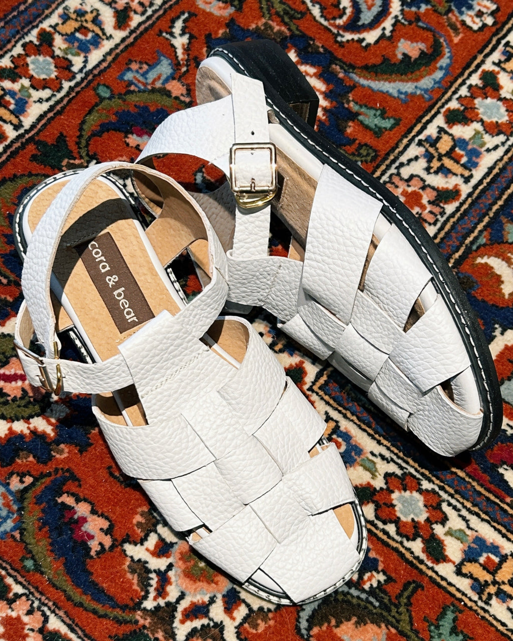 Sample Sale - Moon Cool White Leather Size 8