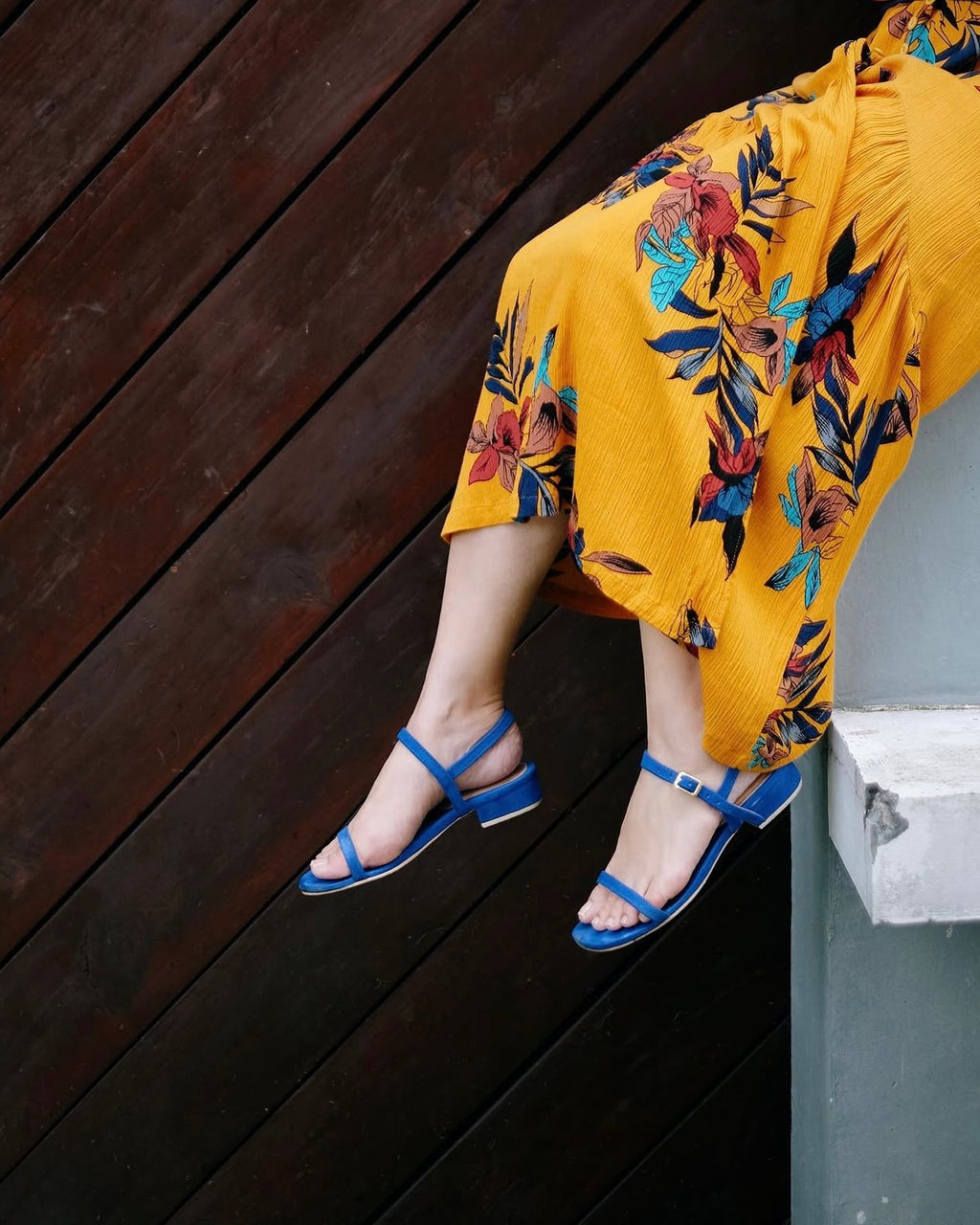 Salsita Mini Electric Blue Suede (Preorder)