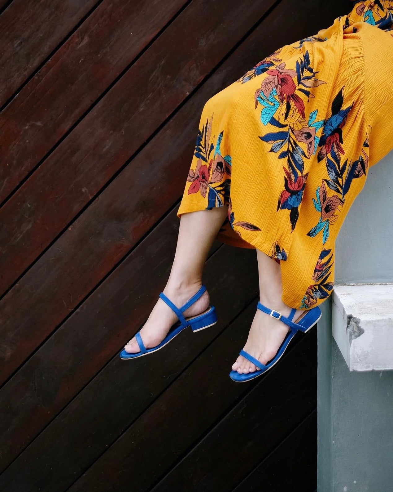 Salsita Mini Electric Blue Suede (Preorder)