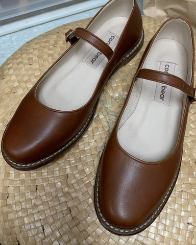 Nona Chocolate Genuine Leather - Cora and Bear