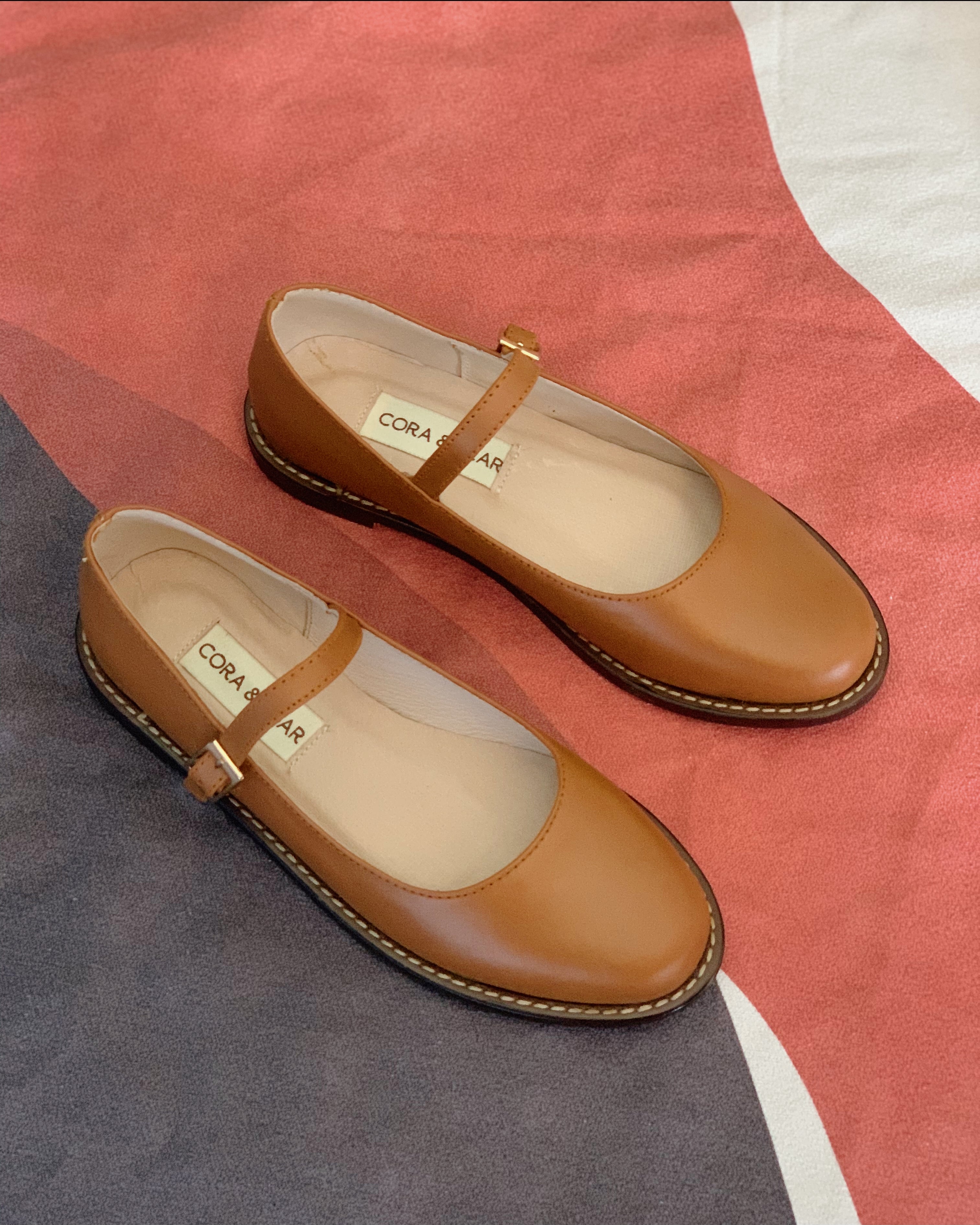 Nona Toffee Brown Genuine Leather - Cora and Bear
