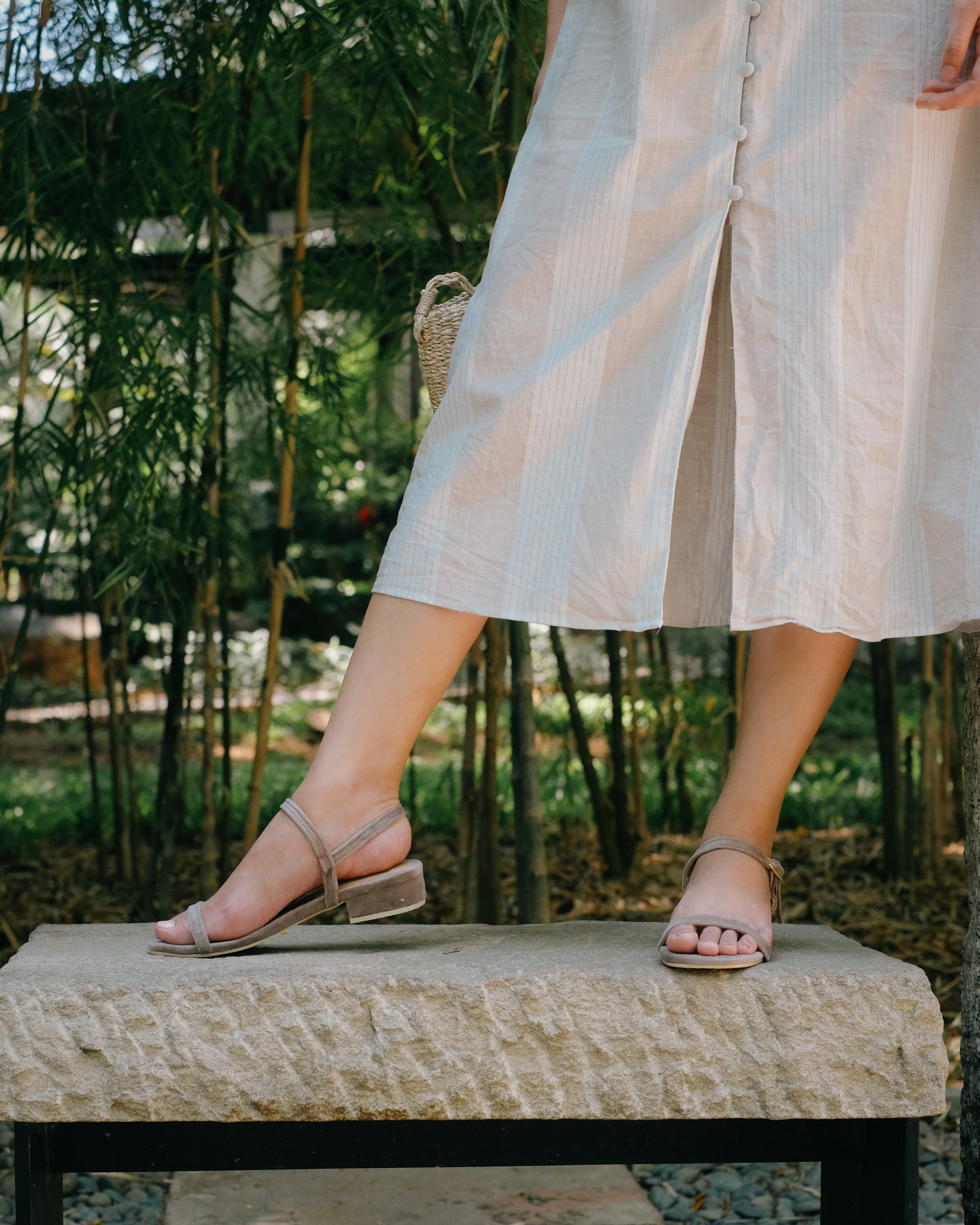 Salsita Mini Taupe - Cora and Bear